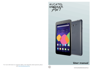 Alcatel one touch pixi pulsar user manual